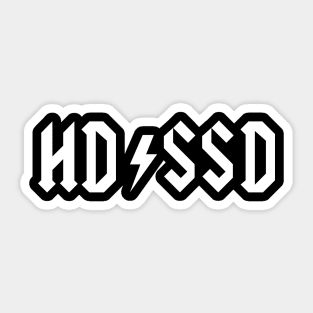 HD SSD Sticker